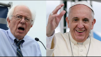 Many have said the Bernie Sanders aligns best with Pope Francis' positions on important issues, but they'd be wrong. Pope Francis is neither Republican nor Democrat, he is Catholic and no candidate matches him on all of the issues. Candidates who care about the Catholic vote would do well to heed his words when he visits in September. Many have said the Bernie Sanders aligns best with Pope Francis' positions on important issues, but they'd be wrong. Pope Francis is neither Republican nor Democrat, he is Catholic and no candidate matches him on all of the issues. Candidates who care about the Catholic vote would do well to heed his words when he visits in September.