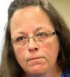 Kim Davis inspires judges to refuse marriage licenses. Image of Kim Davis inspires judges to refuse marriage licenses.