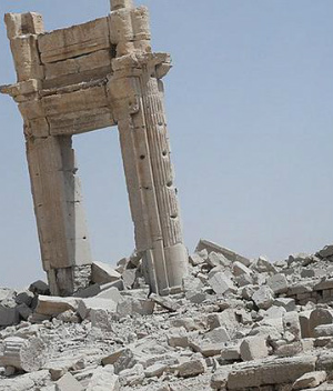 All that remains of the ancient Temple of Bel after ISIS' attack. All that remains of the ancient Temple of Bel after ISIS' attack.