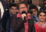 Testimony of Valery Herrera, a senior at the Cristo Rey Jesuit High
School. Image of Testimony of Valery Herrera, a senior at the Cristo Rey Jesuit High
School.