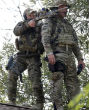 The FBI, U.S. marshals, SWAT, ATF, K9 units and Chicago police all search for the three suspects. Image of The FBI, U.S. marshals, SWAT, ATF, K9 units and Chicago police all search for the three suspects.