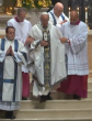 Image of Pope Francis led Mass at the Cathedral Basilica of Saints Peter and Paul in Philadelphia. 