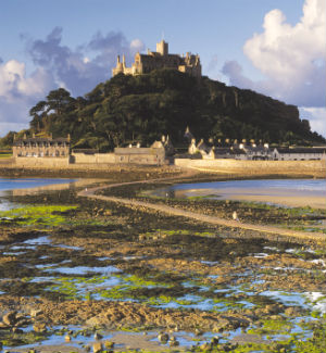 St. Michael's Mount is located on an area that is supposedly part of a mythical kingdom that was destroyed by the sea. St. Michael's Mount is located on an area that is supposedly part of a mythical kingdom that was destroyed by the sea.