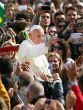 Pope Francis refuses most security measures, choosing instead to stand among the masses (Franco Origlia/Getty Images). Image of Pope Francis refuses most security measures, choosing instead to stand among the masses (Franco Origlia/Getty Images).