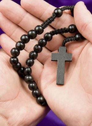 The rosary is an important part of Catholic culture. The rosary is an important part of Catholic culture.