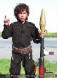A young ISIS member delivers a threat to US President Barack Obama (YouTube). Image of A young ISIS member delivers a threat to US President Barack Obama (YouTube).