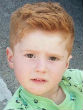 Noah Gilbert, 3, was bullied on a public bus for having red hair (Mercury Press). Image of Noah Gilbert, 3, was bullied on a public bus for having red hair (Mercury Press).