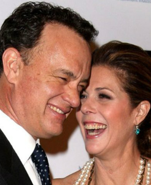 'When we first looked at each other there was definitely a kind of 'Hey, this is the place!' I felt that anyway,' Tom Hanks told reporters. 'When we first looked at each other there was definitely a kind of 'Hey, this is the place!' I felt that anyway,' Tom Hanks told reporters.