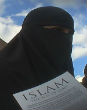 One veiled ISIS sympathizer was filmed during the undercover investigation (Channel 4). Image of One veiled ISIS sympathizer was filmed during the undercover investigation (Channel 4).