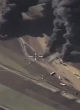 Russia releases dramatic footage of Russian air strikes on ISIS oil-smuggling tankards in Turkey (Russian Mod). Image of Russia releases dramatic footage of Russian air strikes on ISIS oil-smuggling tankards in Turkey (Russian Mod).