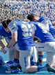 The Air Force Academy's Falcon's team's decision to pray before games led to comments of disgust (DOD). Image of The Air Force Academy's Falcon's team's decision to pray before games led to comments of disgust (DOD).