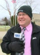 News reporter stops mid-broadcast to call 911 on bank robber suspect (YouTube). Image of News reporter stops mid-broadcast to call 911 on bank robber suspect (YouTube).
