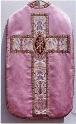 The General Instructions for the Roman Missal (GIRM) explain the reasons for color of our vestments in the Church of the Latin Rite: The purpose of a variety of color of the sacred vestments is to give effective expression even outwardly to the specific character of the mysteries of faith being celebrated and to a sense of Christian life's passage through the course of the liturgical year. Image of The General Instructions for the Roman Missal (GIRM) explain the reasons for color of our vestments in the Church of the Latin Rite: The purpose of a variety of color of the sacred vestments is to give effective expression even outwardly to the specific character of the mysteries of faith being celebrated and to a sense of Christian life's passage through the course of the liturgical year.