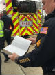 Following a car accident that burst one vehicle into flames, the driver's Bible survived (LynnAnnNguyen/Twitter). Image of Following a car accident that burst one vehicle into flames, the driver's Bible survived (LynnAnnNguyen/Twitter).