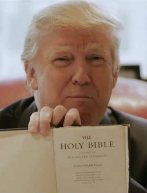 Trump and my book of bible stories