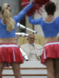 Pope Francis enjoyed a cheer by the American Circus, which performed at the Vatican on Wednesday (Reuters). Image of Pope Francis enjoyed a cheer by the American Circus, which performed at the Vatican on Wednesday (Reuters).