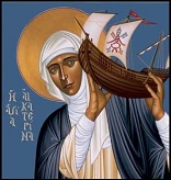 Today, in the Roman Catholic Liturgical Calendar, we commemorate one of the greatest women saints of Christian history, Catherine of Siena. While praying at Peter's tomb, she experienced the great weight of the Church fall on her shoulders. Image of Today, in the Roman Catholic Liturgical Calendar, we commemorate one of the greatest women saints of Christian history, Catherine of Siena. While praying at Peter's tomb, she experienced the great weight of the Church fall on her shoulders.