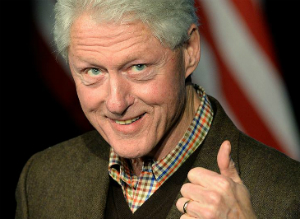 Why did Serial Rapist Bill Clinton spend 30 minutes with Lying