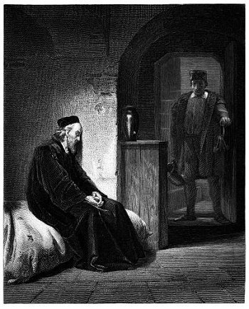 Thomas More awaiting execution for his fidelity to the faith Thomas More awaiting execution for his fidelity to the faith