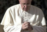 Pope Francis encourages prayer (CNS). Image of Pope Francis encourages prayer (CNS).