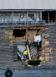 The Ark suffered considerable damage (AFP). Image of The Ark suffered considerable damage (AFP).