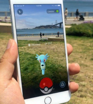 Pokemon Go is an augmented reality game. Your smartphone superimposes the game over reality on your phone. Pokemon Go is an augmented reality game. Your smartphone superimposes the game over reality on your phone.