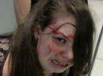 Disabled teen attacked by TSA agent (Shirley Cohen). Image of Disabled teen attacked by TSA agent (Shirley Cohen).