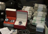 Cash and jewels were discovered hidden in the convent (Argentine Police). Image of Cash and jewels were discovered hidden in the convent (Argentine Police).
