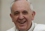 Pope Francis speaks of God's mercy. Image of Pope Francis speaks of God's mercy.