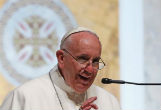 Pope Francis on the Holy Spirit. Image of Pope Francis on the Holy Spirit.