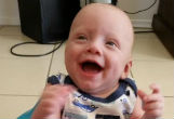 Baby Teddy survived just fine. Image of Baby Teddy survived just fine.