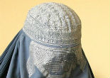 Burkas banned by ISIS. Image of Burkas banned by ISIS.