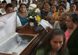 Mexico mourns their lost priests. Image of Mexico mourns their lost priests.