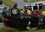 Girl trapped in SUV (not pictured) saved by strangers. Image of Girl trapped in SUV (not pictured) saved by strangers.