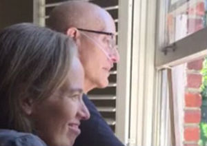 Ben Ellis was surprised to see over 400 students outside his window (Ben Ellis/Facebook). Image of Ben Ellis was surprised to see over 400 students outside his window (Ben Ellis/Facebook).