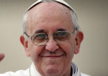 Pope Francis makes surprise visit to Vatican Gardens. Image of Pope Francis makes surprise visit to Vatican Gardens.