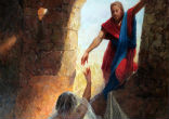Like Christ raised Lazarus, a woman claims He raised her. Image of Like Christ raised Lazarus, a woman claims He raised her.