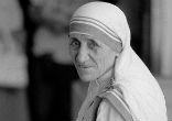 Albanian President Bujar Nishani unveiled a gift of St. Mother Teresa. Image of Albanian President Bujar Nishani unveiled a gift of St. Mother Teresa.