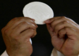 Mother Marie witnessed the host turn to flesh. Image of Mother Marie witnessed the host turn to flesh.