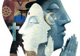 Pope Francis calls on all religions. Image of Pope Francis calls on all religions.
