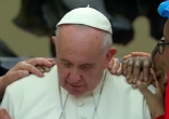 Pope Francis asks the homeless to teach us solidarity (Vatican TV/YouTube). Image of Pope Francis asks the homeless to teach us solidarity (Vatican TV/YouTube).