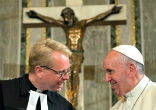 Image of Catholics and Lutherans come together to promote unity.
