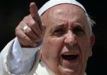 Pope Francis delivers a warning. Image of Pope Francis delivers a warning.