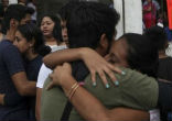 People celebrate after discovering Fr. Ruiz is alive. Image of People celebrate after discovering Fr. Ruiz is alive.