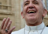Pope Francis reminds us to always smile - even through the difficult times. Image of Pope Francis reminds us to always smile - even through the difficult times.