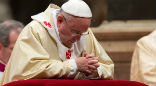 Pope Francis has issued a new prayer for world peace. Image of Pope Francis has issued a new prayer for world peace.