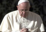 Pope Francis prays for victims of Cairo bombing. Image of Pope Francis prays for victims of Cairo bombing.