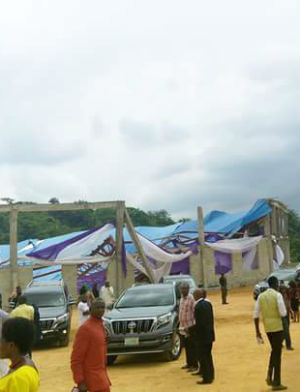 Over 100 people were killed when a church roof collapsed on parishioners. Over 100 people were killed when a church roof collapsed on parishioners.