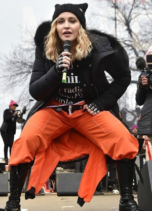 Madonna admits before a crowd of thousands that she has considered 'blowing up the White House.' Madonna admits before a crowd of thousands that she has considered 'blowing up the White House.'