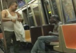 Joey Resto gave a homeless man the shirt off his back - and a beanie to boot (Lazaro El Feo)! Image of Joey Resto gave a homeless man the shirt off his back - and a beanie to boot (Lazaro El Feo)!